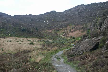Path from Llyn Dinas to Bwlch-y-Sygun