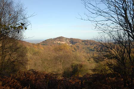 The Ercall from path on east side of Wrekin