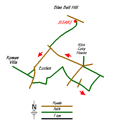 Route Map - Walk 2104