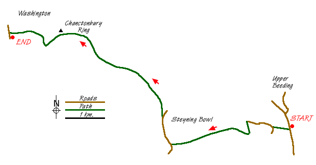 Route Map - Walk 2109