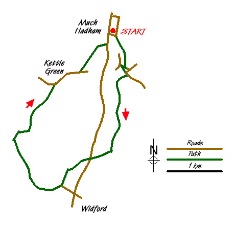 Walk 2110 Route Map