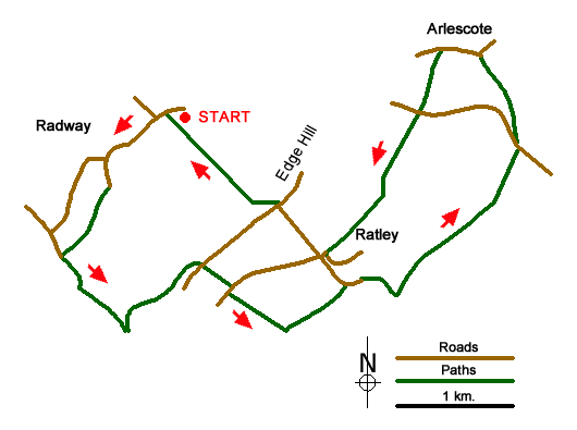 Walk 2125 Route Map