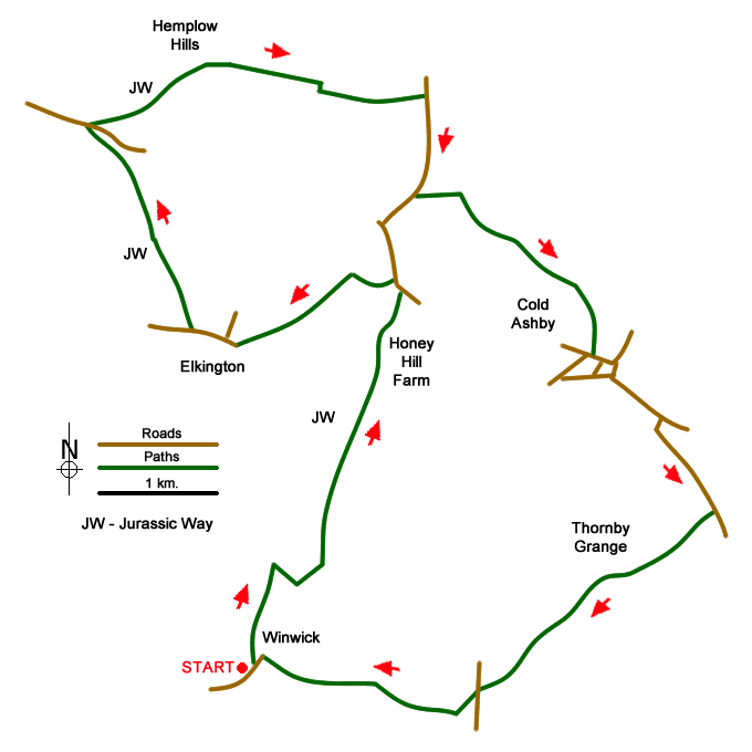 Route Map - Walk 2126