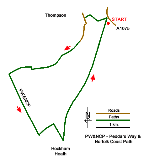 Walk 2127 Route Map