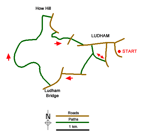 Walk 2129 Route Map