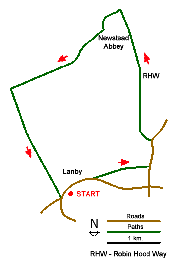 Walk 2134 Route Map