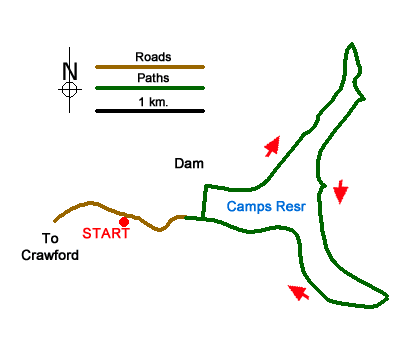 Walk 2135 Route Map