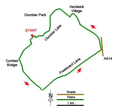 Route Map - Walk 2162