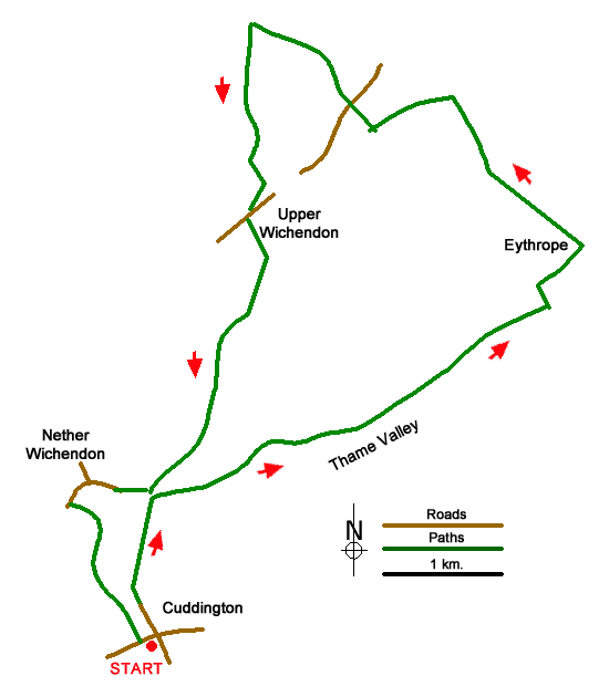 Walk 2167 Route Map