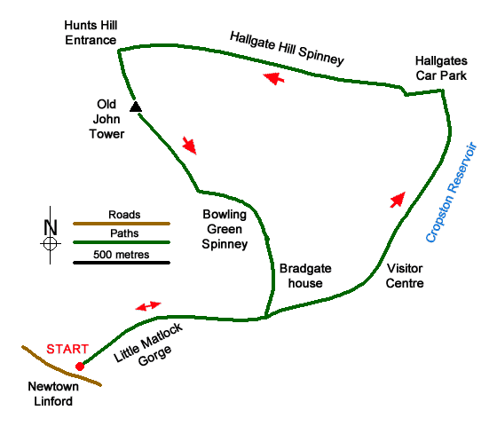 Route Map - Walk 2175