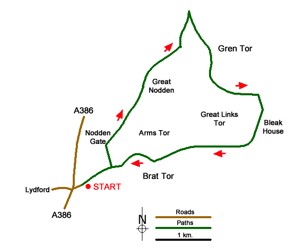 Walk 2178 Route Map