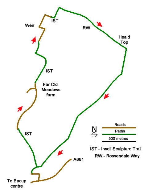 Route Map - Walk 2183