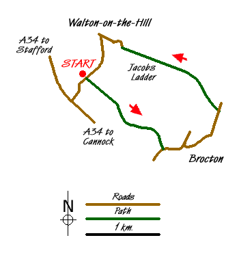 Route Map - Walk 2199