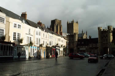 Northern aspect of Market Place, Wells
