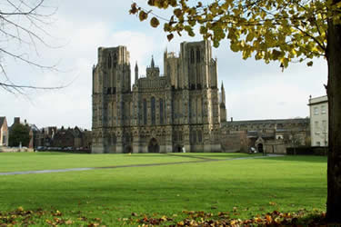 Wells Cathedral is one of the finest in England