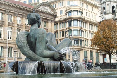 The 'Floozie in the Jacuzzi' in Victoria Square, Birmingham