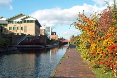 Birmingham - the modern buildings of the Aston Science Park