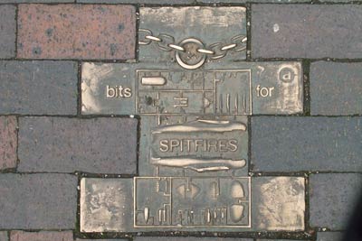 Birmingham - one of many different pavement plaques