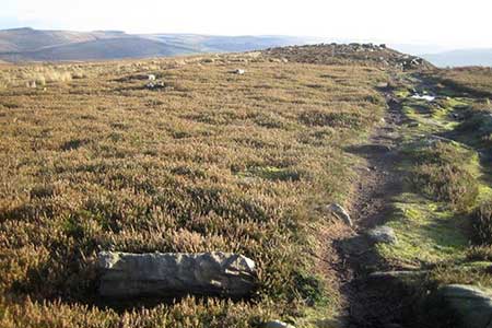 The southern end of Bamford Edge
