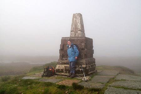 The summit cairn, the Cheviot
