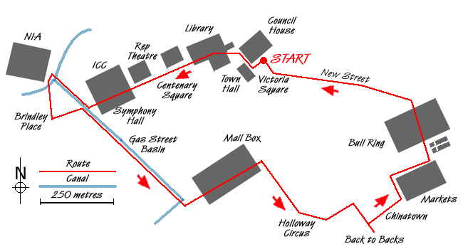 Route Map - Walk 2203