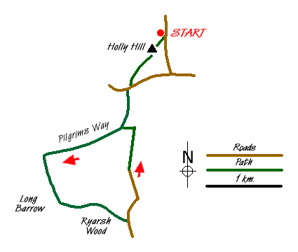 Walk 2210 Route Map
