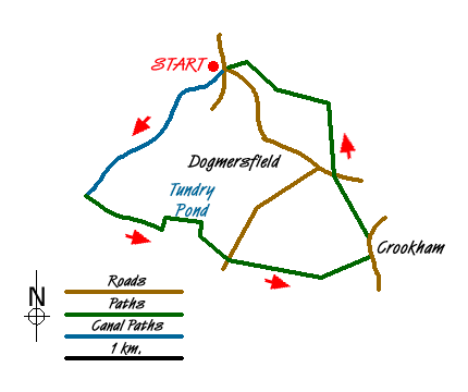 Route Map - Walk 2225
