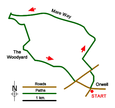 Route Map - Walk 2243