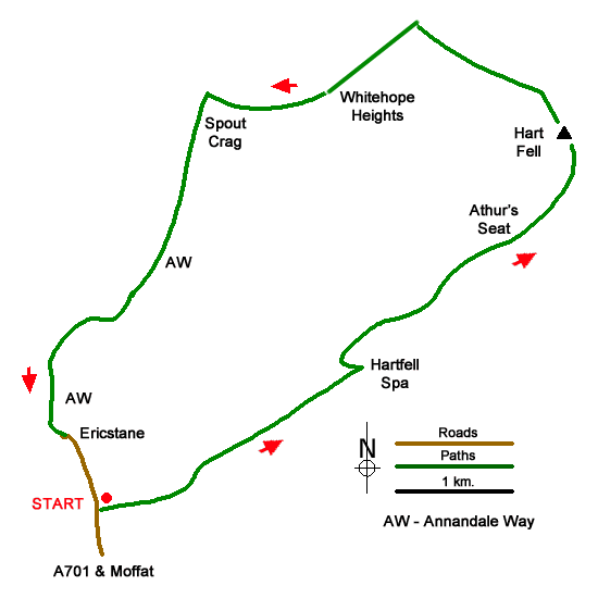 Route Map - Walk 2280