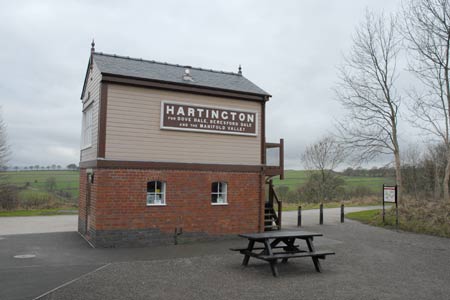 The old signal box at Hartington station