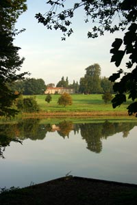 Culverthorpe - view across the lake
