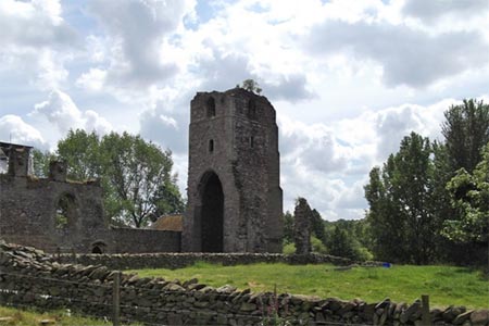 The ruins of Ulverscroft Priory