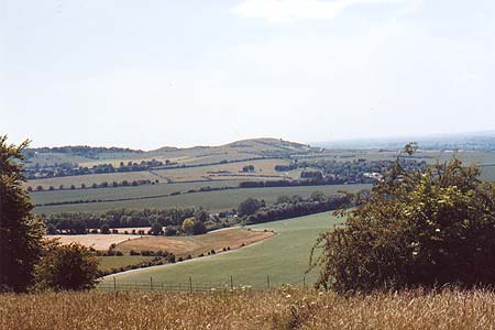 Dunstable Downs view to Chiltern Hills