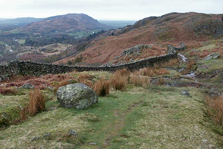 The descent to Eskdale Green from Siney Tarn