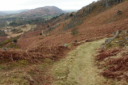 The descent path into Eskdale Green