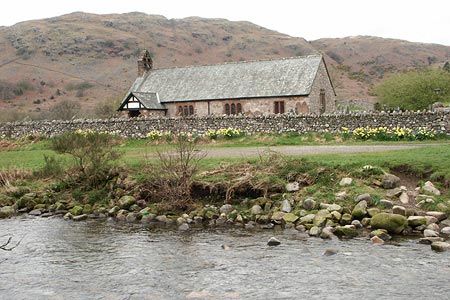 The chapel by the River Esk near Dalegarth