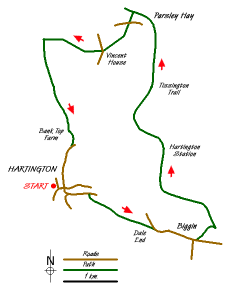 Walk 2301 Route Map