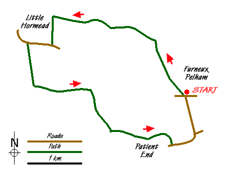 Route Map - Walk 2306