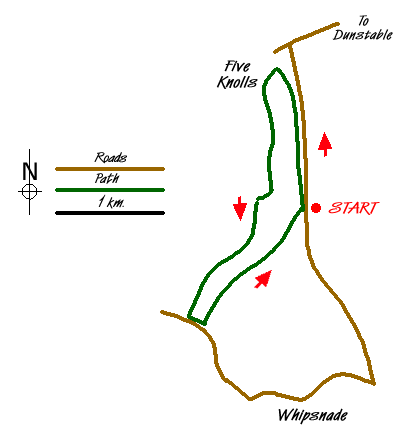 Route Map - Walk 2316
