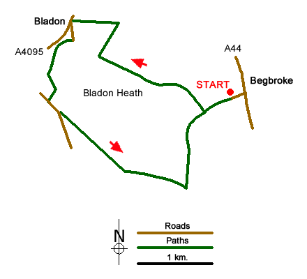Route Map - Walk 2322