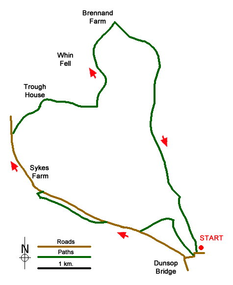 Route Map - Walk 2331