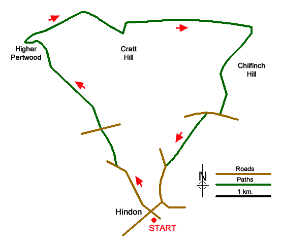 Walk 2343 Route Map