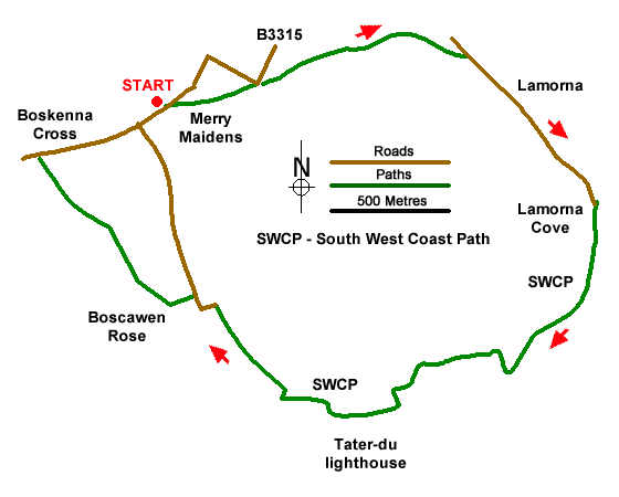 Walk 2354 Route Map