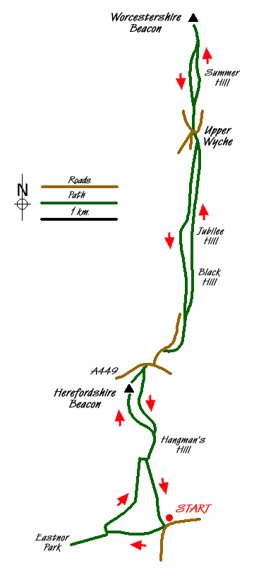 Walk 2380 Route Map