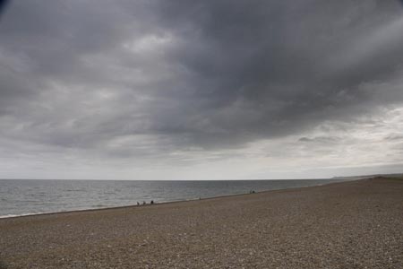 The shingle beach between Cley-next-the-Sea and Salthouse
