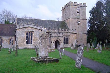 Elmley Castle Church in traditional Cotswold stone