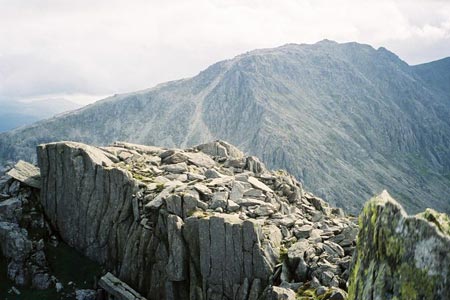Glyder Fach from the top of Tryfan