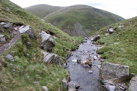 Stream at the top of Cautley Spout & Yarlisde