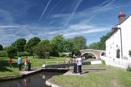 Tixall Lock, Staffordshire & Worcestershire canal