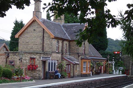 The Severn Valley Railway station at Arley